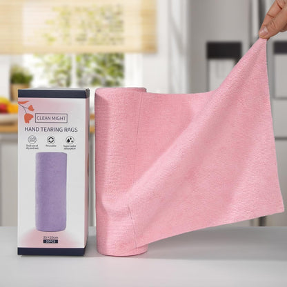 CleanMight™ Microfiber Cleaning Cloth Roll